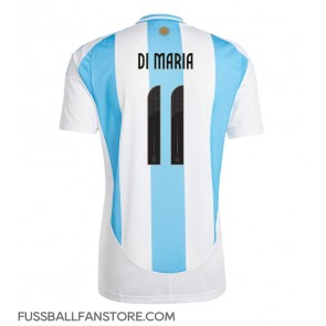 Argentinien Angel Di Maria #11 Replik Heimtrikot Copa America 2024 Kurzarm